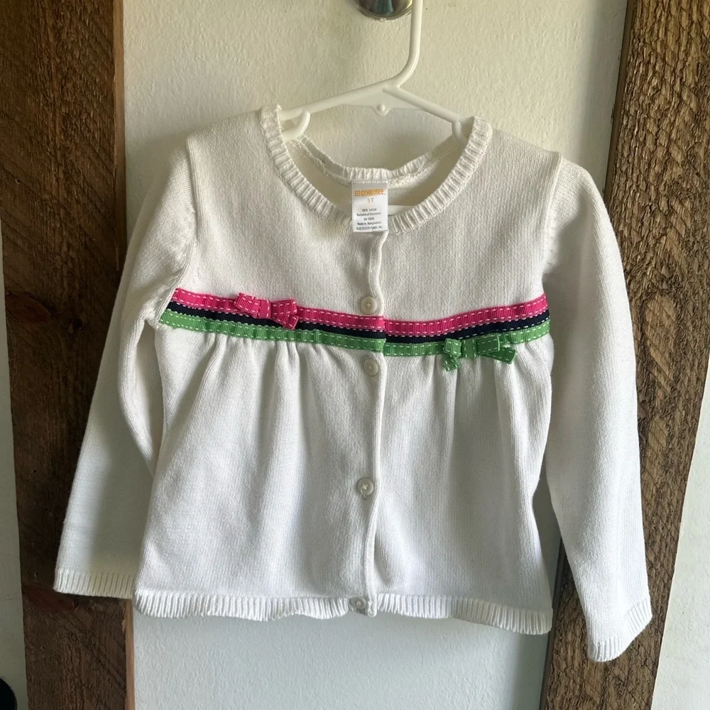 Vintage Gymboree Sweater Cardigan 5T Girl Euc